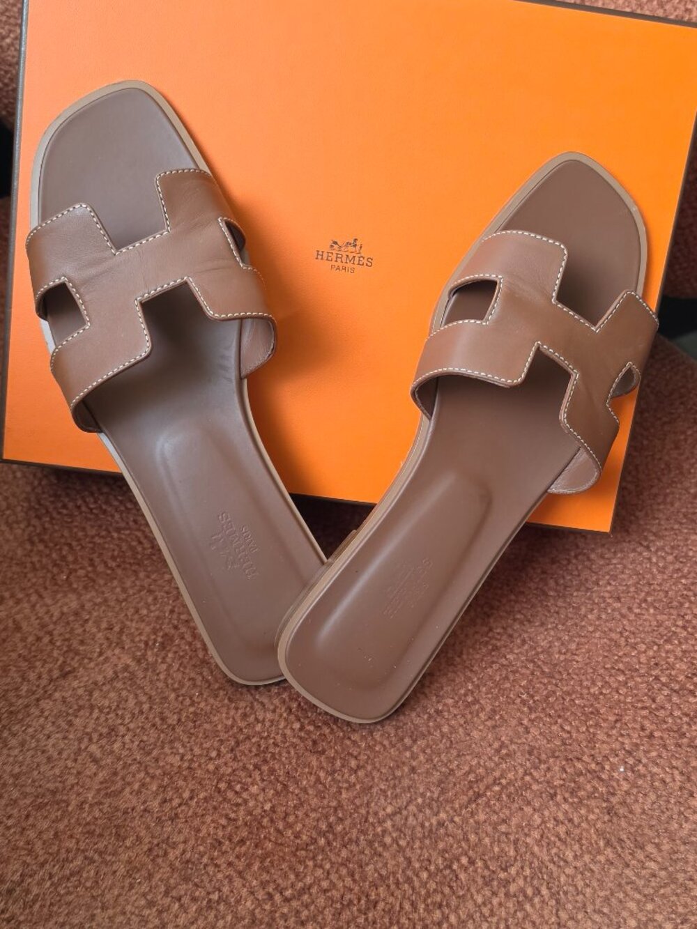 Hermes womens sandals 39 1/2